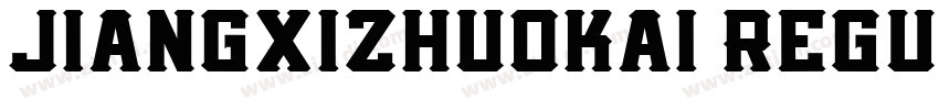 jiangxizhuokai Regul字体转换